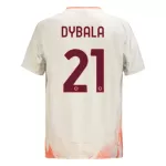 Günstige AS Rom Dybala 21 Herrentrikot Auswärts 2024/25 Kurzarm