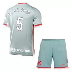Günstige Atlético Madrid R. De Paul 5 Kindertrikot Auswärts 2024/25 Kurzarm Günstige Atlético Madrid R. De Paul 5 Kindertrikot Auswärts 2024/25 Kurzarm