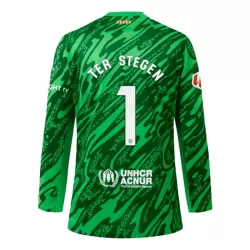 Günstige FC Barcelona Ter Stegen 1 Torwart Herrentrikot Heim 2024/25 Langarm Günstige FC Barcelona Ter Stegen 1 Torwart Herrentrikot Heim 2024/25 Langarm