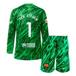 Günstige FC Barcelona Ter Stegen 1 Torwart Kindertrikot Heim 2024/25 Langarm Günstige FC Barcelona Ter Stegen 1 Torwart Kindertrikot Heim 2024/25 Langarm