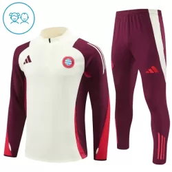 Bayern München Trainingspullover Kinder 2024/25 Viertelreißverschluss Weiße Bayern München Trainingspullover Kinder 2024/25 Viertelreißverschluss Weiße