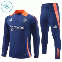 Manchester United Trainingspullover Kinder 2024/25 Viertelreißverschluss Navy Manchester United Trainingspullover Kinder 2024/25 Viertelreißverschluss Navy