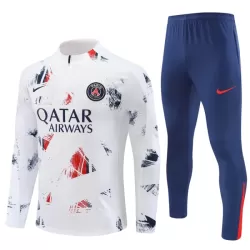 Paris Saint-Germain Trainingspullover 2024/25 Viertelreißverschluss Weiße Paris Saint-Germain Trainingspullover 2024/25 Viertelreißverschluss Weiße