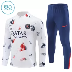 Paris Saint-Germain Trainingspullover Kinder 2024/25 Viertelreißverschluss Weiße Paris Saint-Germain Trainingspullover Kinder 2024/25 Viertelreißverschluss Weiße