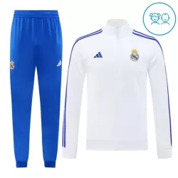 Real Madrid Trainingsjackenanzüge Kinder 2024/25 Weiße Real Madrid Trainingsjackenanzüge Kinder 2024/25 Weiße