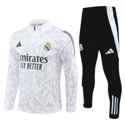Real Madrid Trainingspullover 2024/25 Viertelreißverschluss Weiße Real Madrid Trainingspullover 2024/25 Viertelreißverschluss Weiße