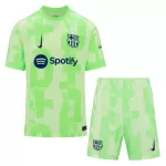 Günstige FC Barcelona Kindertrikot Ausweich 2024/25 Kurzarm