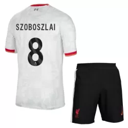 Günstige Liverpool Szoboszlai 8 Kindertrikot Ausweich 2024/25 Kurzarm Günstige Liverpool Szoboszlai 8 Kindertrikot Ausweich 2024/25 Kurzarm