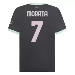 Günstige AC Mailand Morata 7 Herrentrikot Ausweich 2024/25 Kurzarm