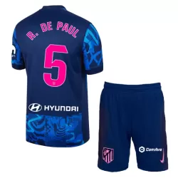 Günstige Atlético Madrid R. De Paul 5 Kindertrikot Ausweich 2024/25 Kurzarm Günstige Atlético Madrid R. De Paul 5 Kindertrikot Ausweich 2024/25 Kurzarm