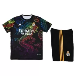 Günstige Real Madrid Dragon Kindertrikot 2024/25 Kurzarm Schwarze Günstige Real Madrid Dragon Kindertrikot 2024/25 Kurzarm Schwarze