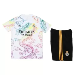Günstige Real Madrid Dragon Kindertrikot 2024/25 Kurzarm Weiße Günstige Real Madrid Dragon Kindertrikot 2024/25 Kurzarm Weiße