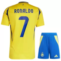 Günstige Al Nassr Ronaldo 7 Kindertrikot Heim 2024/25 Kurzarm Günstige Al Nassr Ronaldo 7 Kindertrikot Heim 2024/25 Kurzarm