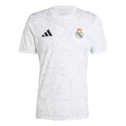 Günstige Real Madrid Pre-Match Herrentrikot 2024/25 Kurzarm Weiße Günstige Real Madrid Pre-Match Herrentrikot 2024/25 Kurzarm Weiße