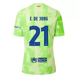 Günstige FC Barcelona Frenkie de Jong 21 Herrentrikot Ausweich 2024/25 Kurzarm Günstige FC Barcelona Frenkie de Jong 21 Herrentrikot Ausweich 2024/25 Kurzarm