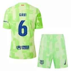 Günstige FC Barcelona Gavi 6 Kindertrikot Ausweich 2024/25 Kurzarm Günstige FC Barcelona Gavi 6 Kindertrikot Ausweich 2024/25 Kurzarm