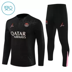 Paris Saint-Germain Trainingspullover Kinder 2024/25 Viertelreißverschluss Schwarze Paris Saint-Germain Trainingspullover Kinder 2024/25 Viertelreißverschluss Schwarze