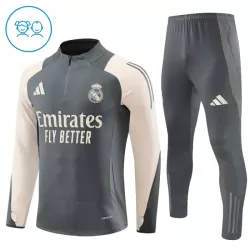 Real Madrid Trainingspullover Kinder 2024/25 Viertelreißverschluss Graue Real Madrid Trainingspullover Kinder 2024/25 Viertelreißverschluss Graue