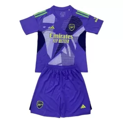 Günstige Arsenal Torwart Kindertrikot 2024/25 Kurzarm Lila Günstige Arsenal Torwart Kindertrikot 2024/25 Kurzarm Lila