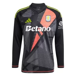Günstige Aston Villa Torwart Herrentrikot 2024/25 Langarm Schwarze Günstige Aston Villa Torwart Herrentrikot 2024/25 Langarm Schwarze