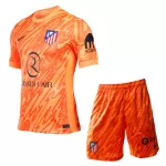 Günstige Atlético Madrid Torwart Kindertrikot Vierte 2024/25 Kurzarm
