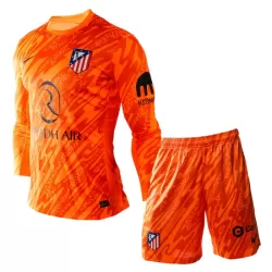 Günstige Atlético Madrid Torwart Kindertrikot Vierte 2024/25 Langarm Günstige Atlético Madrid Torwart Kindertrikot Vierte 2024/25 Langarm