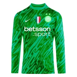 Günstige Inter Mailand Torwart Herrentrikot 2024/25 Langarm Grüne Günstige Inter Mailand Torwart Herrentrikot 2024/25 Langarm Grüne