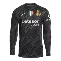 Günstige Inter Mailand Torwart Herrentrikot 2024/25 Langarm Schwarze Günstige Inter Mailand Torwart Herrentrikot 2024/25 Langarm Schwarze