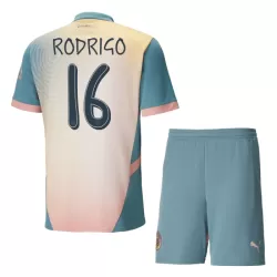Günstige Manchester City Rodrigo 16 Kindertrikot Vierte 2024/25 Kurzarm Günstige Manchester City Rodrigo 16 Kindertrikot Vierte 2024/25 Kurzarm