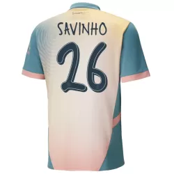 Günstige Manchester City Savinho 26 Herrentrikot Vierte 2024/25 Kurzarm Günstige Manchester City Savinho 26 Herrentrikot Vierte 2024/25 Kurzarm