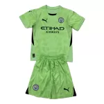 Günstige Manchester City Torwart Kindertrikot 2024/25 Kurzarm