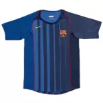 Günstige Barcelona 2004-05 Herrentrikot Auswärts Retro Kurzarm