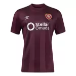 Günstige Heart of Midlothian Herrentrikot Heim 2024/25 Kurzarm