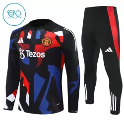 Manchester United Trainingspullover Kinder 2024/25 Viertelreißverschluss Schwarze Manchester United Trainingspullover Kinder 2024/25 Viertelreißverschluss Schwarze