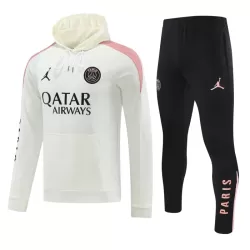 Paris Saint-Germain Hoodie Trainingspullover 2024/25 Weiße Paris Saint-Germain Hoodie Trainingspullover 2024/25 Weiße