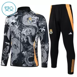 Real Madrid Dragon Trainingsjackenanzüge Kinder 2024/25 Schwarze Real Madrid Dragon Trainingsjackenanzüge Kinder 2024/25 Schwarze