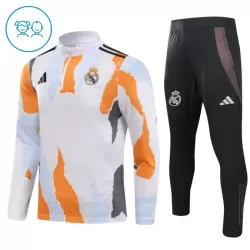 Real Madrid Trainingspullover Kinder 2024/25 Viertelreißverschluss Weiße Real Madrid Trainingspullover Kinder 2024/25 Viertelreißverschluss Weiße