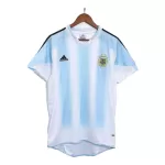 Günstige Argentinien 2004-05 Herrentrikot Heim Retro Kurzarm