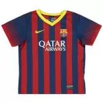 Günstige Barcelona 2013-14 Herrentrikot Heim Retro Kurzarm