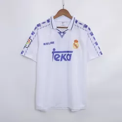 Günstige Real Madrid 1996-97 Herrentrikot Heim Retro Kurzarm Günstige Real Madrid 1996-97 Herrentrikot Heim Retro Kurzarm