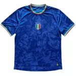 Günstige Italien Herrentrikot 2024 Kurzarm Blaue - Speziell