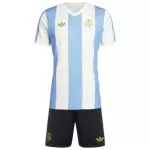 Günstige Argentinien Kindertrikot Jubiläum 2024 Kurzarm