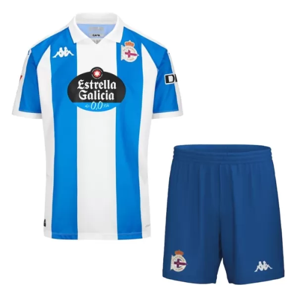 Günstige Deportivo de La Coruna Kindertrikot Heim 2024/25 Kurzarm Günstige Deportivo de La Coruna Kindertrikot Heim 2024/25 Kurzarm