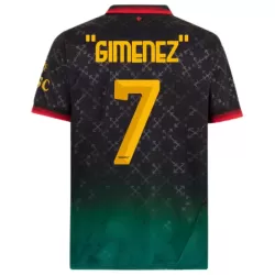 Günstige AC Mailand Gimenez 7 Herrentrikot Vierte 2024/25 Kurzarm Günstige AC Mailand Gimenez 7 Herrentrikot Vierte 2024/25 Kurzarm