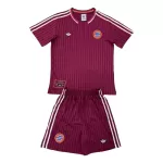 Günstige Bayern München Adidas Terrace Icon Kindertrikot 2024/25 Kurzarm