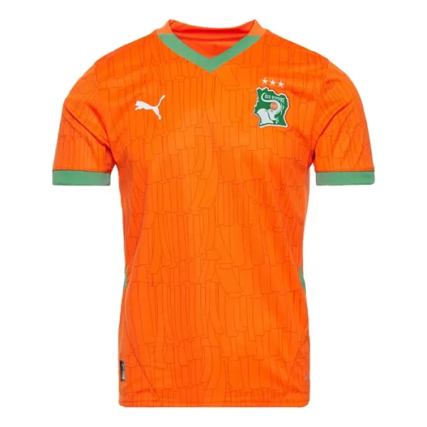 Günstige Elfenbeinküste Herrentrikot Heim 2024/25 Kurzarm