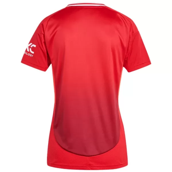 Günstige Manchester United Damentrikot Heim 2024/25 Kurzarm