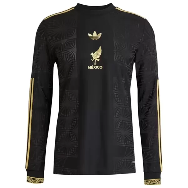 Günstige Mexiko Herrentrikot 2024/25 Langarm Schwarze - Speziell Günstige Mexiko Herrentrikot 2024/25 Langarm Schwarze - Speziell