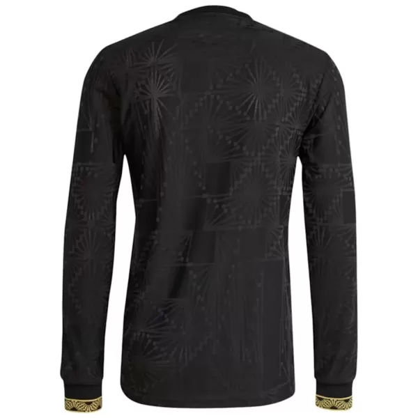 Günstige Mexiko Herrentrikot 2024/25 Langarm Schwarze - Speziell