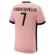 Günstige Paris Saint-Germain Kvaratskhelia 7 Herrentrikot Ausweich 2024/25 Kurzarm